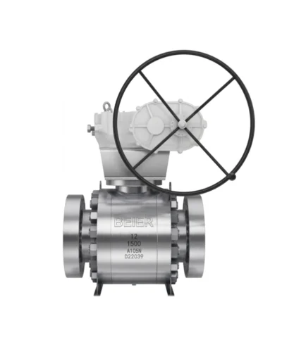 three piece trunnion ball valve